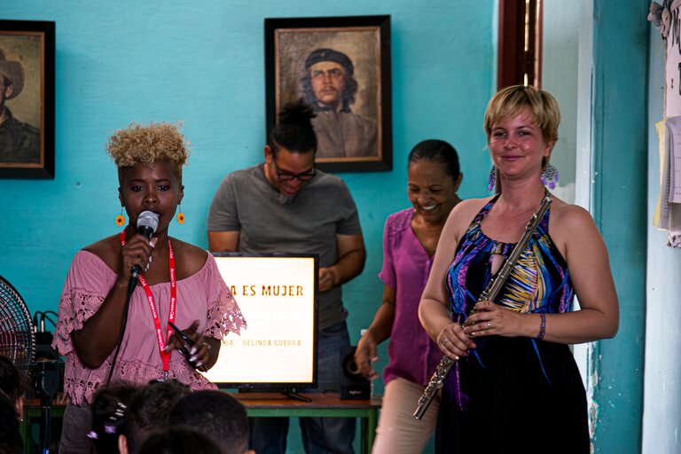 Taller Experimentación Constante — Hera de Cuba y Maribel Nodarse